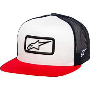 ALPINESTARS Forge Trucker Hat White/red Os