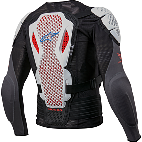 ALPINESTARS Honda Bionic + V2 Protection Jacket Blk/wht/blu/br Red 2x
