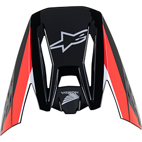 ALPINESTARS Honda S-m5 Helmet Visor Black/red Glossy