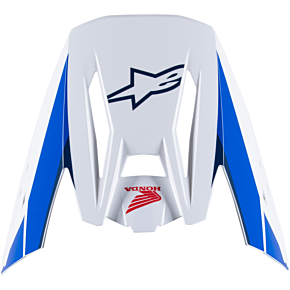 ALPINESTARS Honda S-m5 Helmet Visor White/blue/red Glossy