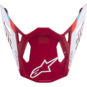 ALPINESTARS M8 Contact Helmet Visor Red/white
