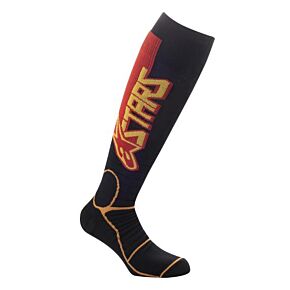 ALPINESTARS Mx Pro Socks Black/yellow/tangerine Sm
