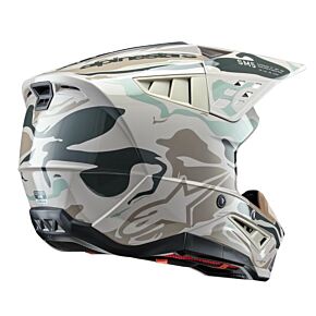 ALPINESTARS S-m5 Mineral Helmet Warm Gry/celadon Grn Glsy 2x