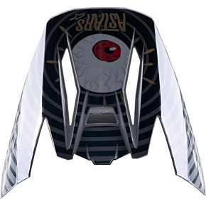 ALPINESTARS S-m5 Solar Flare Visor Black/grey/gold