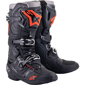 ALPINESTARS Tech 10 Boots Black/red Fluo Sz 12