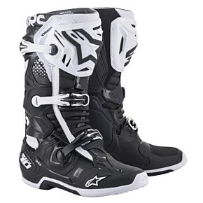 ALPINESTARS Tech 10 Boots Black/white Sz 10