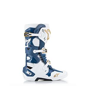 ALPINESTARS Tech 10 Le Boots White/dark Blue/gold 9