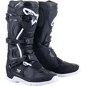 ALPINESTARS Tech 3 Enduro Wtrprf Boots Black/white Sz 13