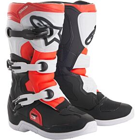 ALPINESTARS Tech 3s Boots Black/white/red Sz 07