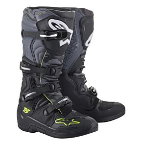 ALPINESTARS Tech 5 Boots Blk/cool Grey/ylw Fluo Sz 09