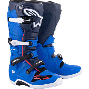 ALPINESTARS Tech 7 Boots Alpine Bu/ngt Nvy/bt Rd Sz 13