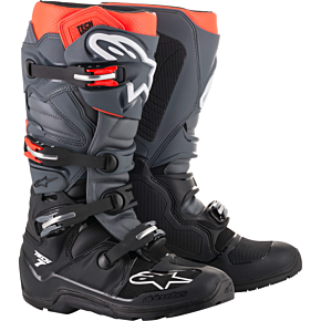 ALPINESTARS Tech 7 Enduro Boots Black/grey/red Sz 06