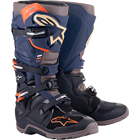 ALPINESTARS Tech 7 Enduro Drystar Boots Blk/ngt Nvy/wm Grey Sz 12