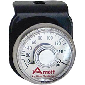 ARNOTT Pressure Gauge & Bracket Black