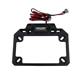 ATV TEK Adjustable License Plate Bracket W/ Led Light