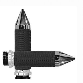 AVON Cable Throttle Memory Foam Grip Chrome