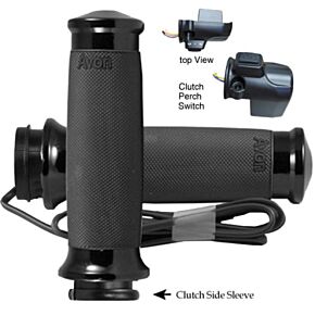 AVON Custom Contour Fbw Heated Grips 15-up Fltr Black