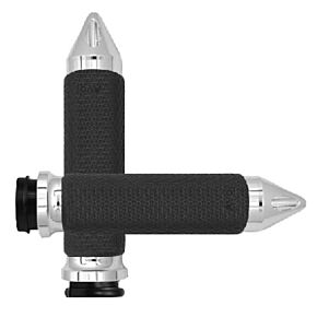 AVON Fly By Wire Throttle Memory Foam Grip Chrome