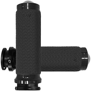 AVON Memory Foam Grips 1.5" Large Black Indian Touring