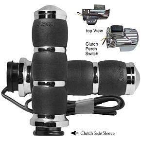 AVON Velvet Air Fbw Heated Grips 15-up Fltr Chrome