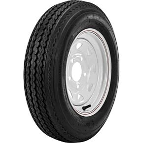 AWC Trailer Tire And Wheel Assembly White