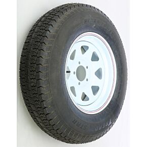 AWC Trailer Tire And Wheel Assembly White