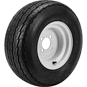 AWC Trailer Tire And Wheel Assembly White