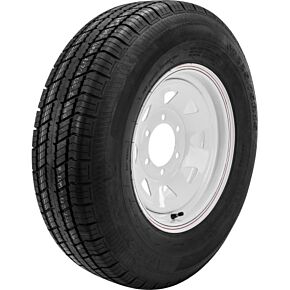 AWC Trailer Tire And Wheel Assembly White
