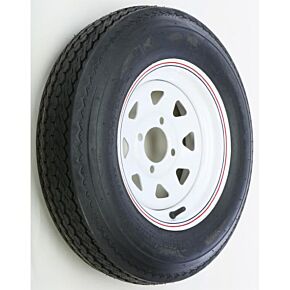 AWC Trailer Tire And Wheel Assembly White