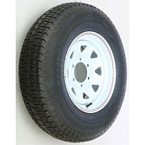 AWC Trailer Tire And Wheel Assembly White