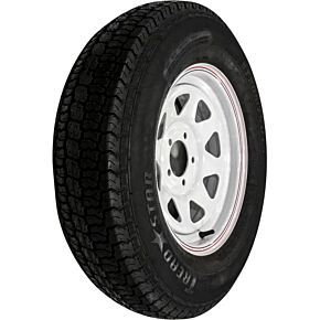 AWC Trailer Tire And Wheel Assembly White