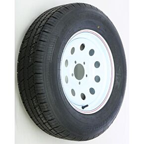 AWC Trailer Tire And Wheel Assembly White