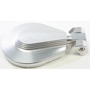 AXIA 6" Round Folding Side Mirror Silver 2 Clamps Needed