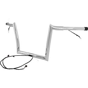 BAGGERNATION 12" Oem Monkey Bar Pre Wired Chrome `15-up Fltr