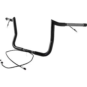 BAGGERNATION 14" Monkey Bagger Bar Prewired Satin Black `14-up Touring