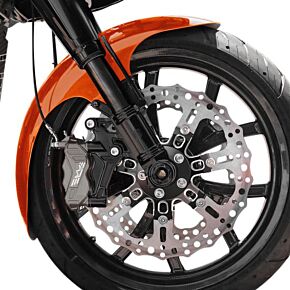 BAGGERNATION Cafe Fender Gloss Blk Spacers `18-21 Flsb