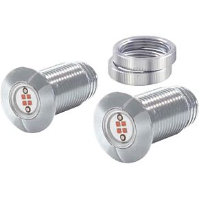 BAGGERNATION Lightning Boltz Red Led Chrome