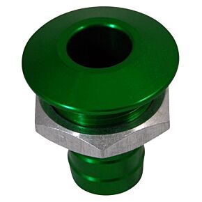 BLOWSION Billet Thru-hull Water Fitting Bilge Pump Outlet Green