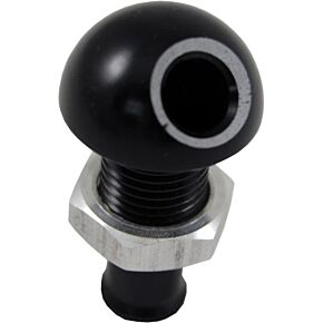 BLOWSION Billet Thru-hull Water Fitting Black 3/8" 45 Deg.