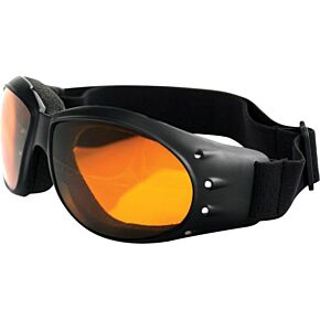 BOBSTER Cruiser Sunglasses Black W/amber Lens