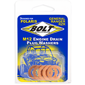 BOLT Engine Drain Plug Wshr M12x20 Copper  5pk