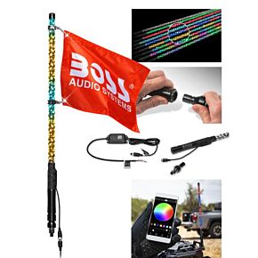 BOSS AUDIO 2' Rgb Led Whip W/ Bluetooth Controller