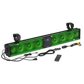 BOSS AUDIO 36" Riot Sound Bar With Rgb 8 Speakers Fits 1.5-2.0" Bars