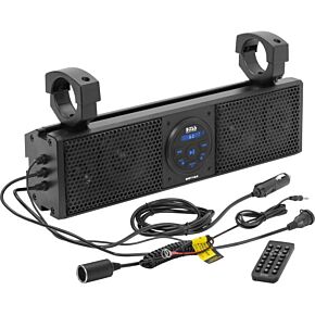 BOSS AUDIO Plug N Play 18" Sound Bar 4 Speakers Fits 1.5-2" Bars