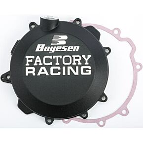 BOYESEN Factory Racing Clutch Cover Black