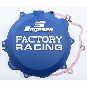 BOYESEN Factory Racing Clutch Cover Blue