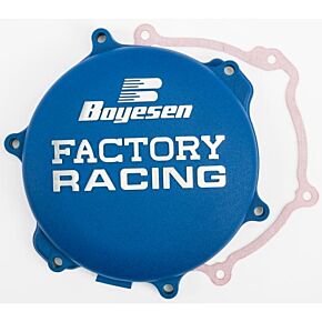 BOYESEN Factory Racing Clutch Cover Blue
