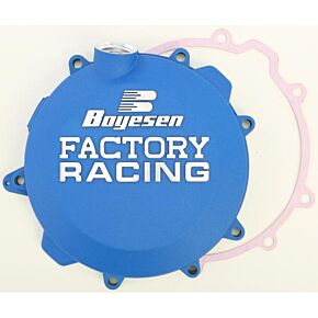 BOYESEN Factory Racing Clutch Cover Blue
