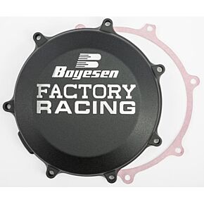 BOYESEN Factory Racing Clutch Cover Kaw Black