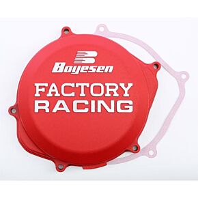 BOYESEN Factory Racing Clutch Cover Red